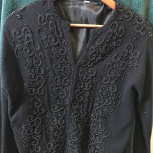 Vintage Beaded Sweater